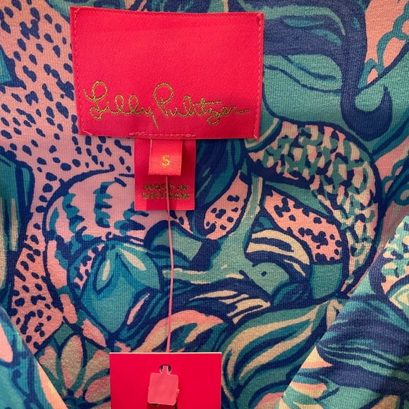 Lilly Pulitzer Blue and Pink Maxi Dress - Picture 4 of 6